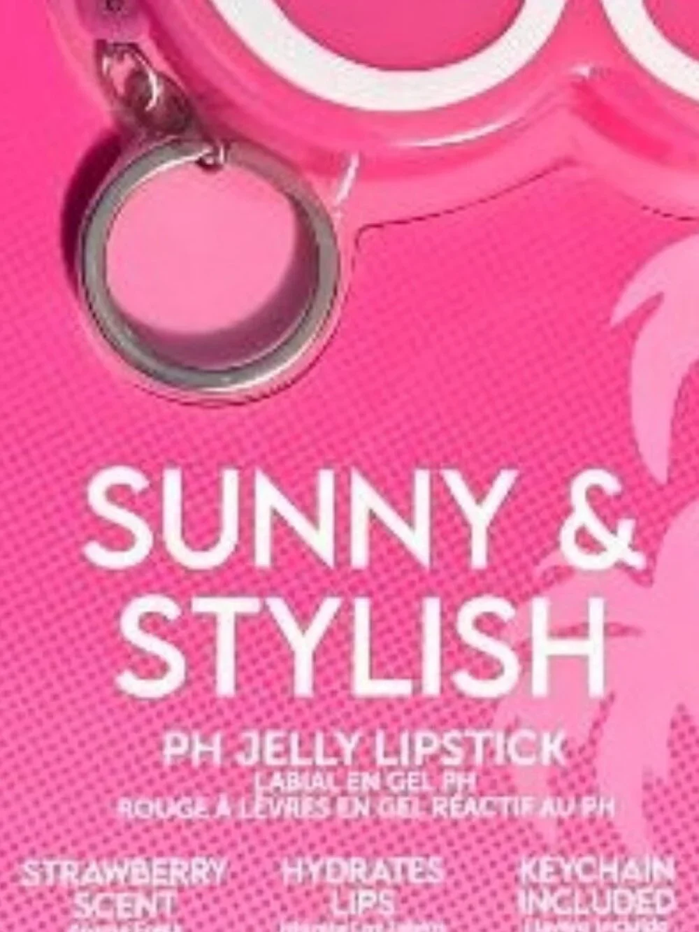 BEAUTY CREATIONS BARBIE SUNNY & STYLISH PH JELLY STRAWBERRY LIPSTICK & KEYCHAIN
